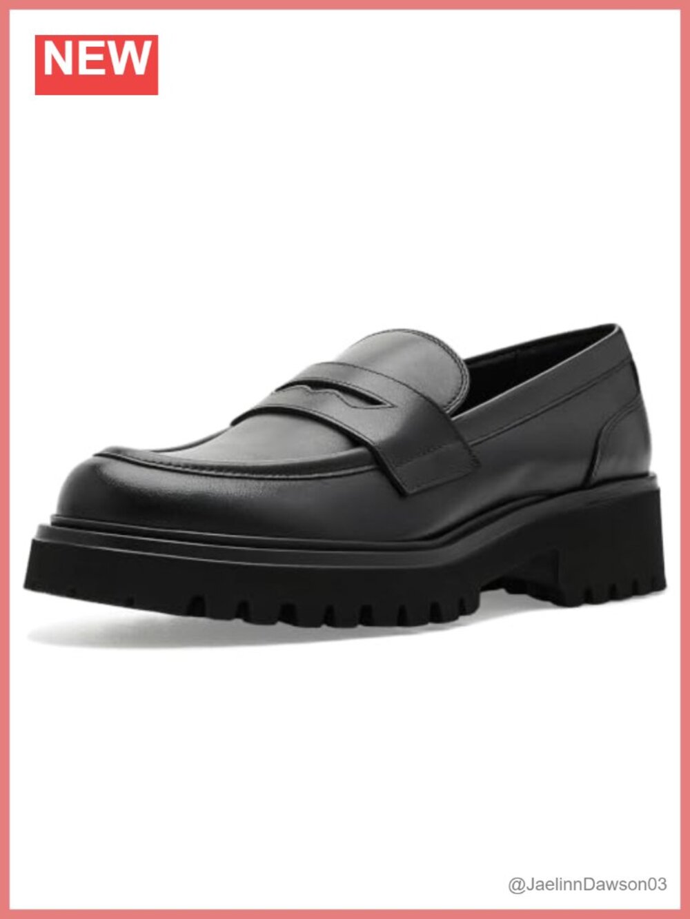 Waterproof Leather Penny Loafers Handmade Moc Toe City Dry